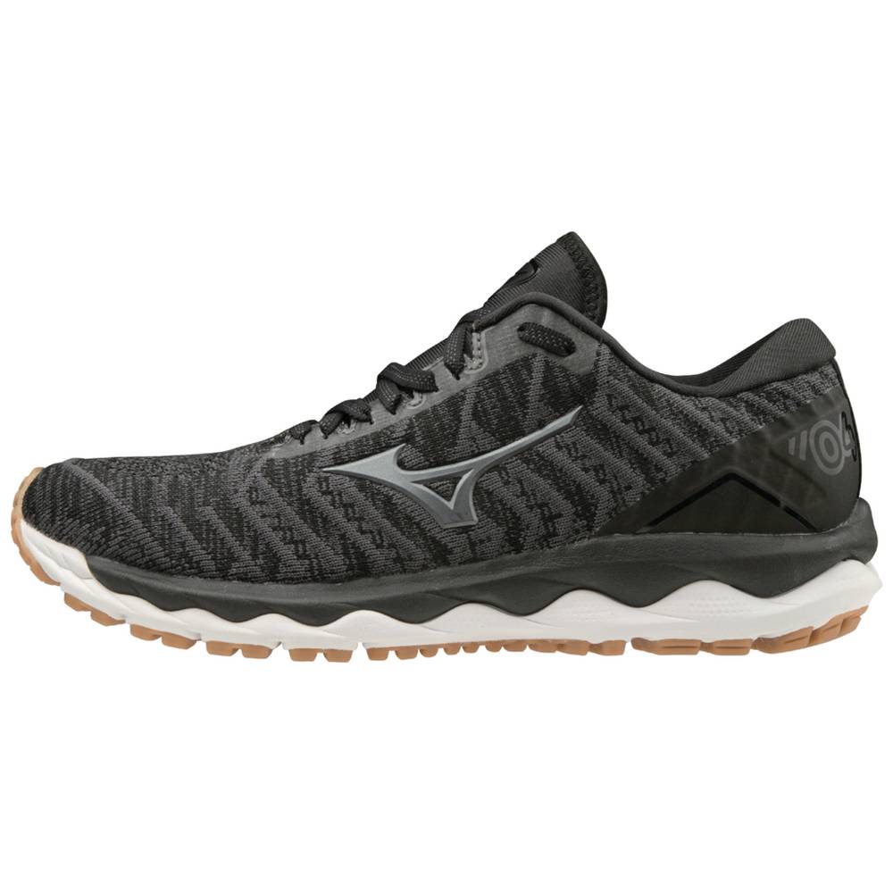 Zapatillas Running Mizuno Wave Sky 4 WAVEKNIT™ Mujer Gris Oscuro Baratas IWVB-06583